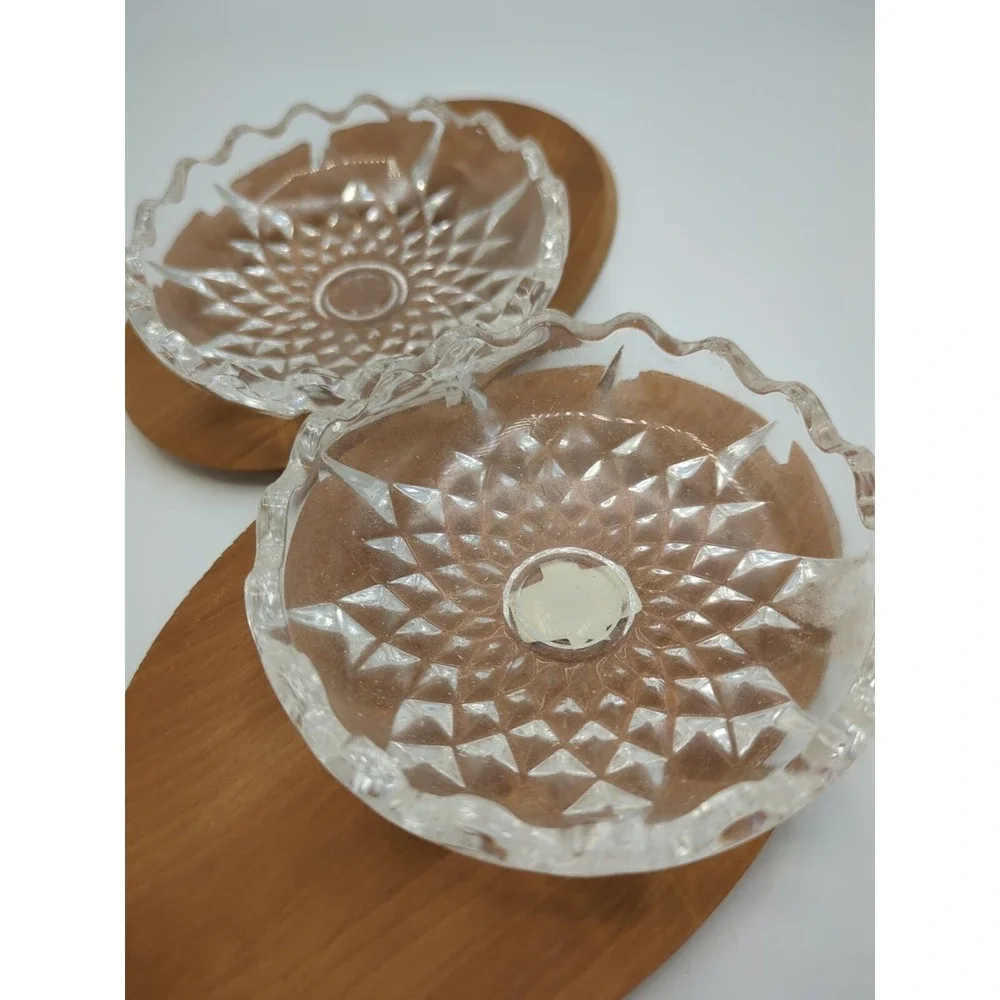 Zajecar 24% Lead Crystal Trinket Box Round Covered Dish 3.5